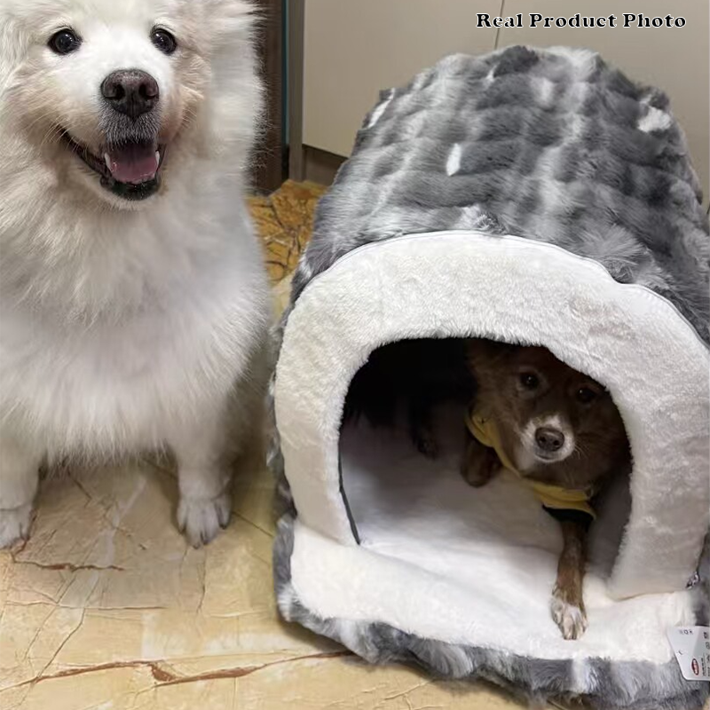 Stylish Minimalist Velvet Anti-Slip Cat and Dog Bed for Home