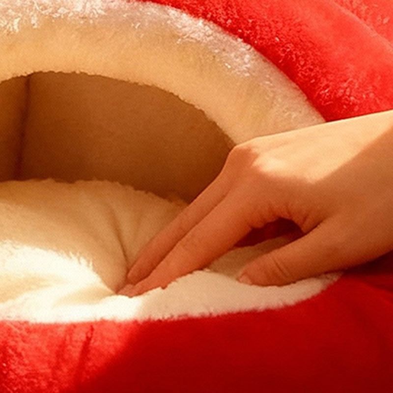 Modern Spherical Velvet Anti-Slip Dog and Cat Bed for Bedroom