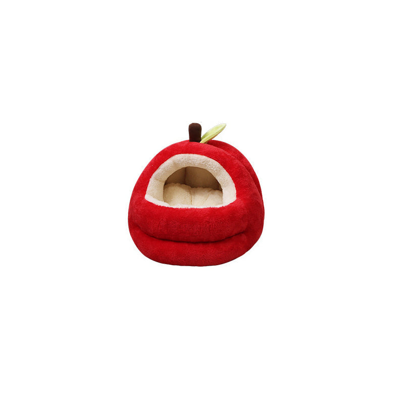 Modern Spherical Velvet Anti-Slip Dog and Cat Bed for Bedroom