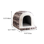 Stylish Minimalist Velvet Anti-Slip Cat and Dog Bed for Home