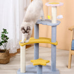 Modern 4-Tier Cat Tree with Star & Moon Design for Living Room